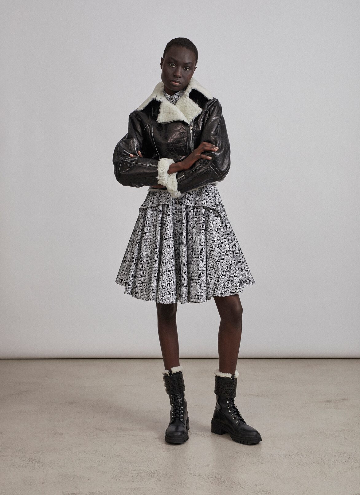 Jackets ALAÏA BLACK/WHITE JACKETS